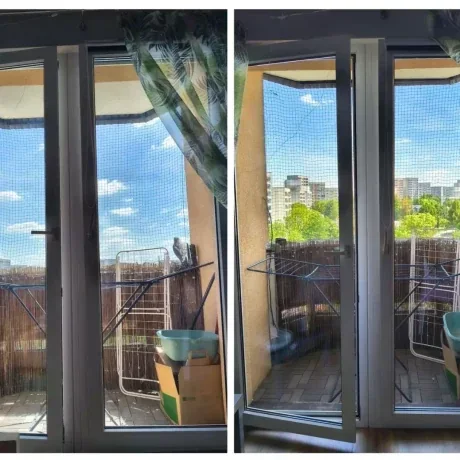 Mycie okien i wyjścia na balkon